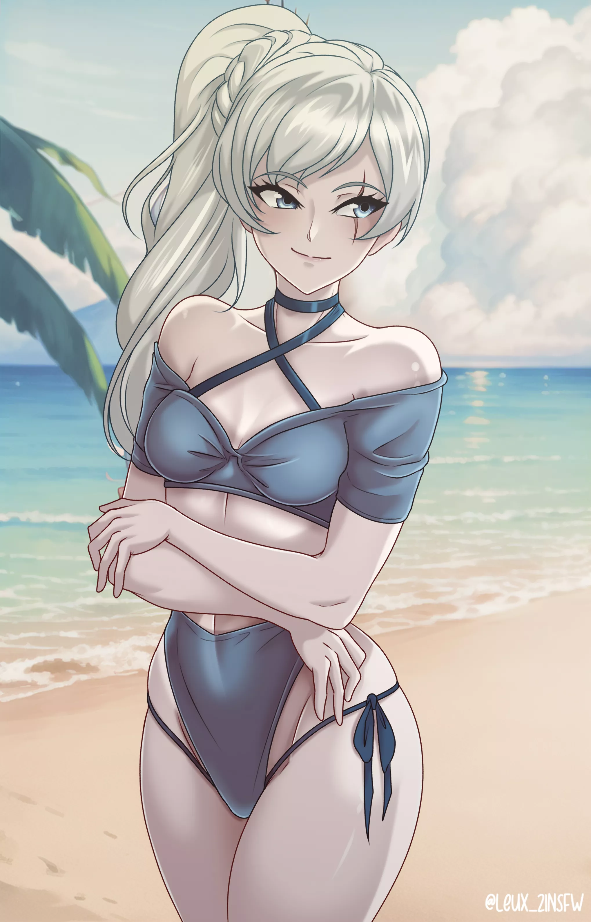 Weiss posing in her swimsuit [Leux_21NSFW] posted by Zopriar5