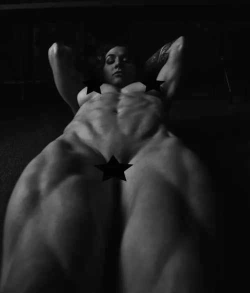 Your view as I crush you between my thighs by Leekeyrouz