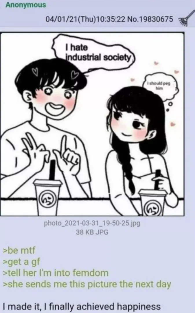 anon achieved happiness by RecklessDomeEnjoyer
