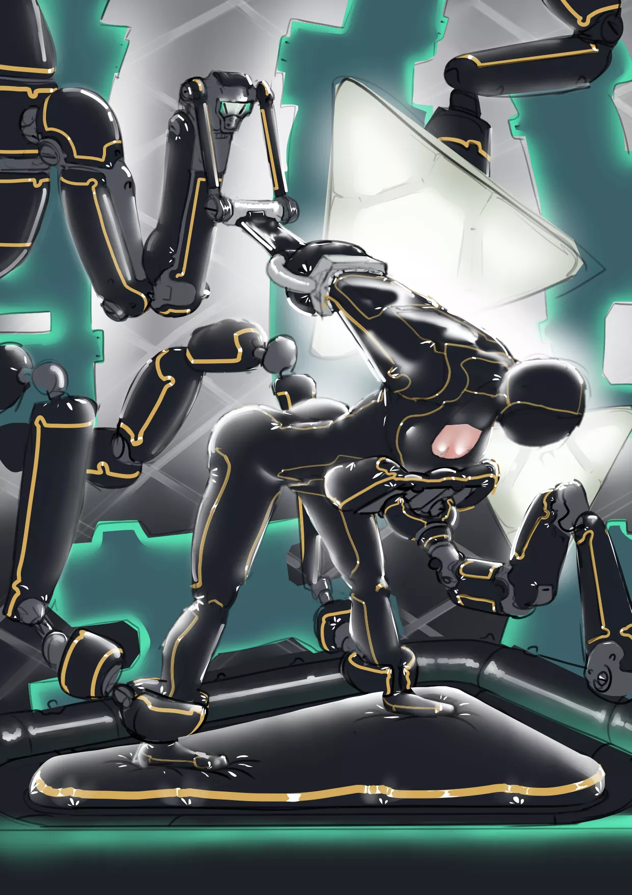 Armbinder Training [OC] posted by RubberCladNomad