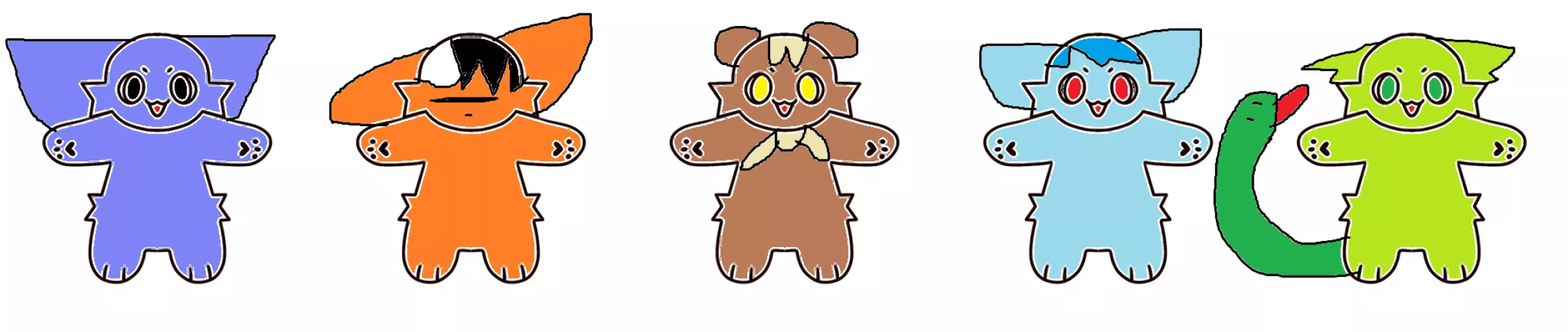 free adopts want them all gone asap (base by c0smicbutterfly) by Djngubu