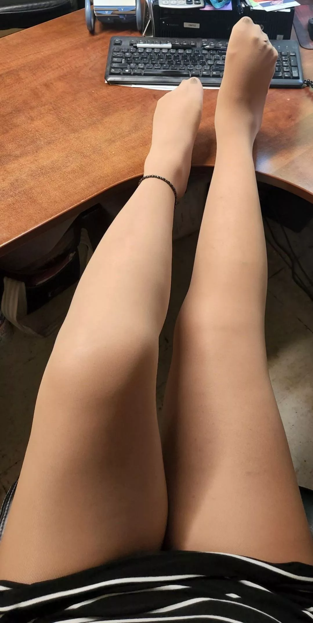 Got a little hot at work posted by sexyhosedcouple69
