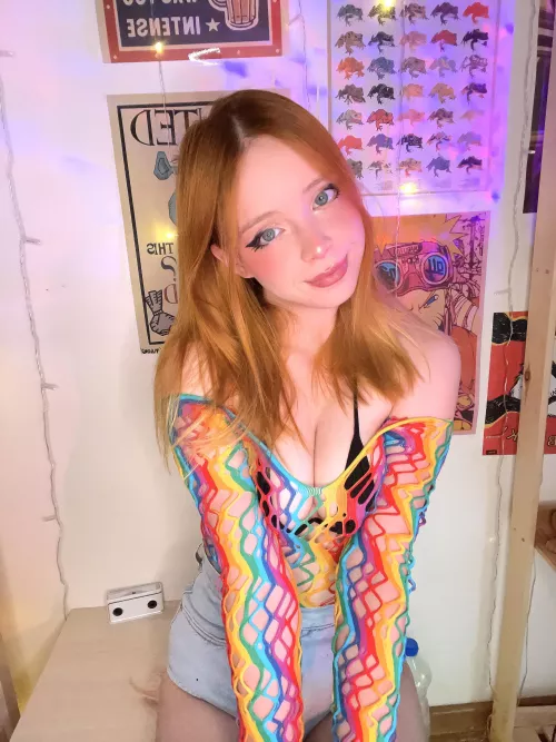 I am feeling so cute in this outfit! by peachy_babyfrog