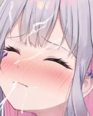 LF Color Source 1girl, Koseki Bijou, closed eyes, closed mouth, blushing, cum, white hair posted by FDFDHDHR800PP