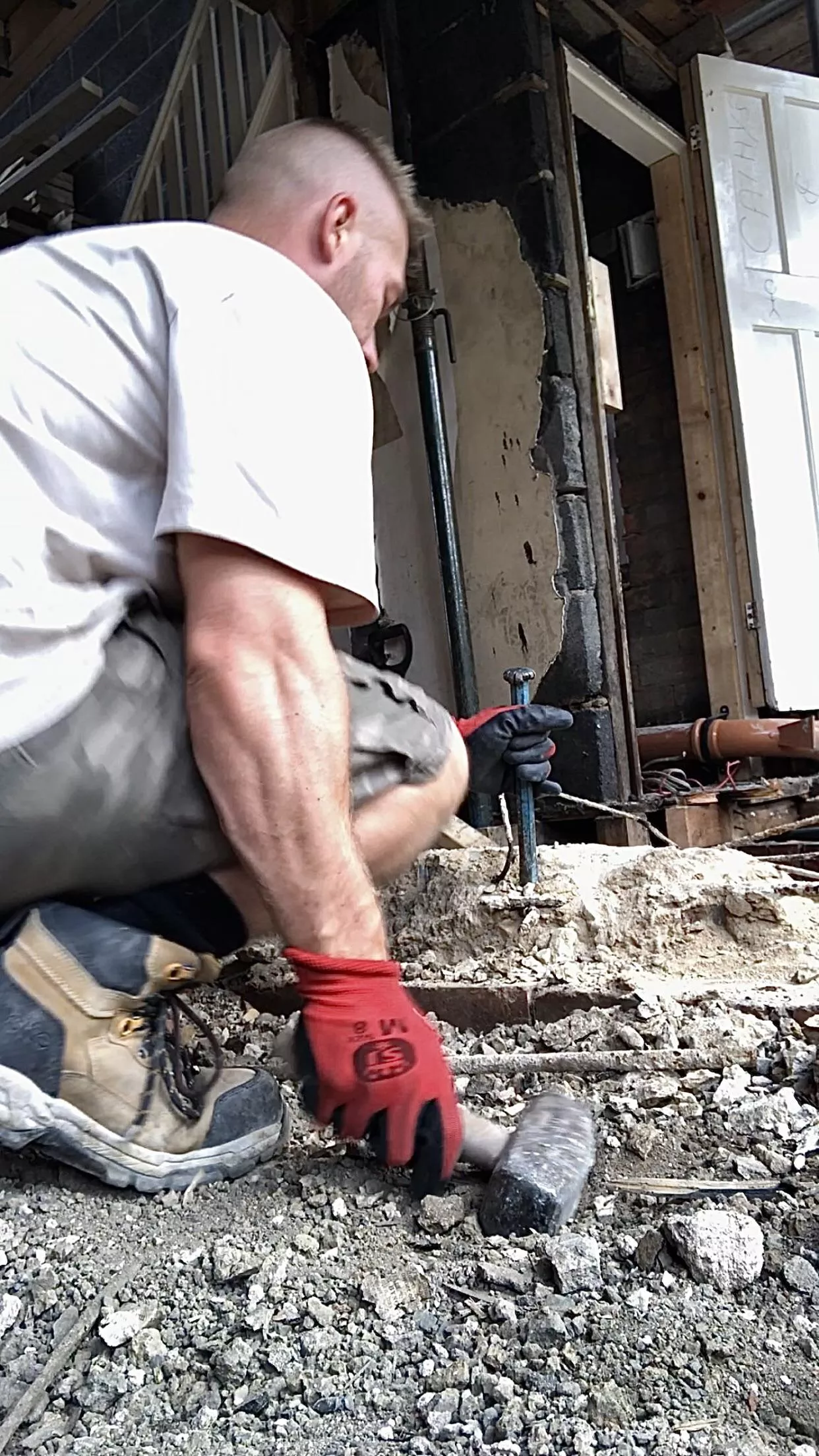 Manual labour built my forearms posted by Jacks_Journey