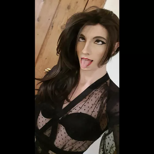 My face when another hot sissy lets me sniff her cute little balls. 🤤 by AdrianaShaw