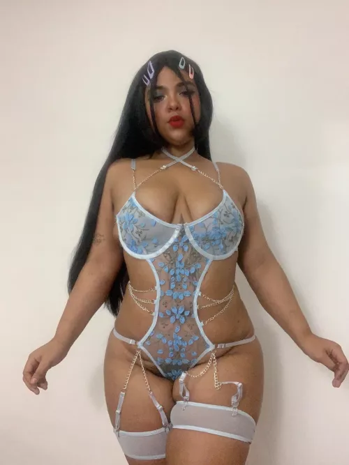 My new outfit has become my favorite, the color makes me look cute but hot😳 https://chaturbate.com/lali_moon/ by Curvy_queene