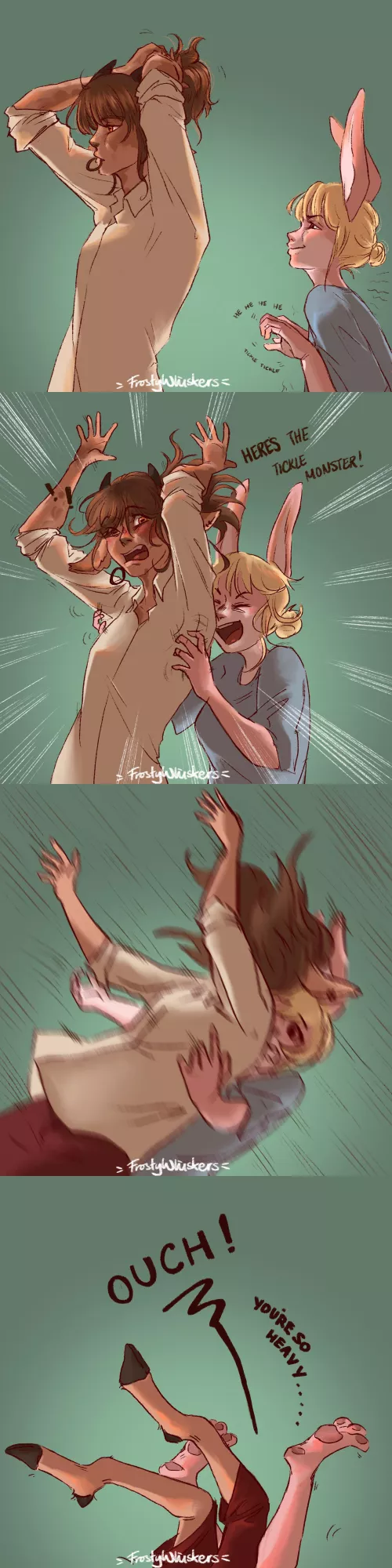 Never turn you back on your opponent by Frosty-whiskers