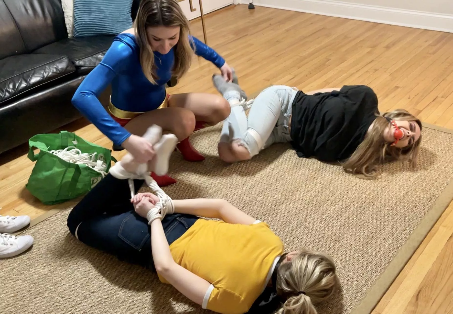 Superheroine tickling posted by tiedtales