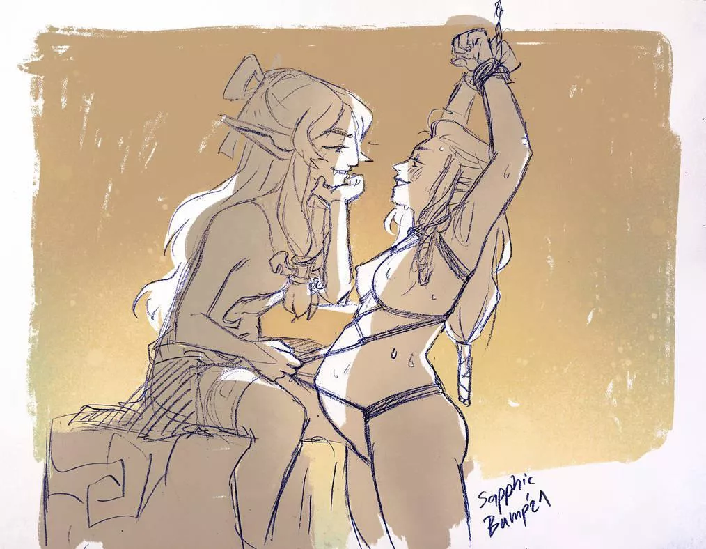 Zelda & Midna (By SapphicBump) posted by rawrxdlolmemes