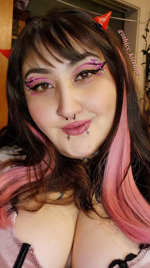 Back when I had this many piercings, they'd call me a fat tackle box 🤣 by gothicc_kitsune