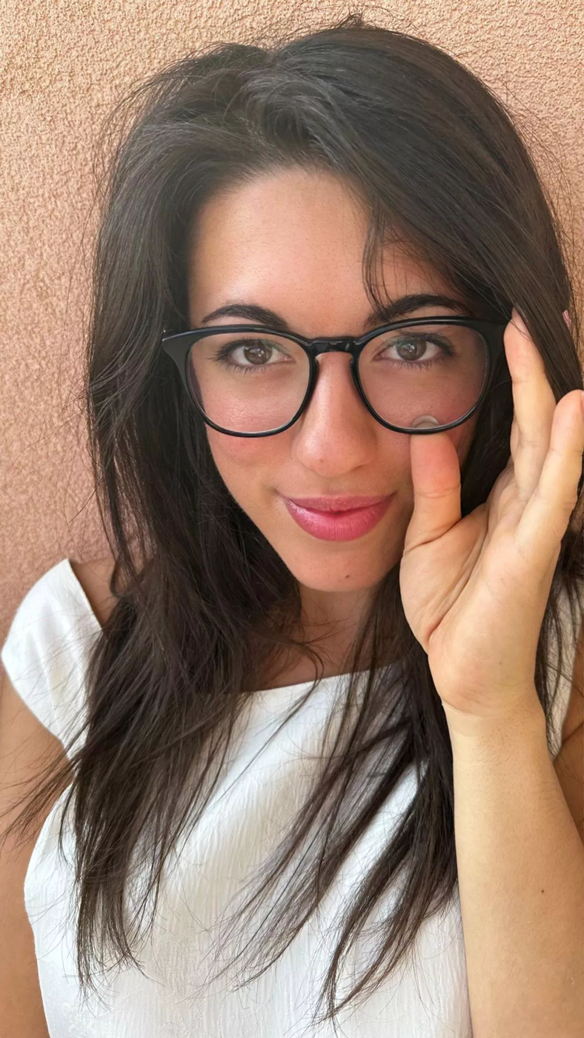 I wear these glasses like a challenge, daring you to join me. posted by little__devill