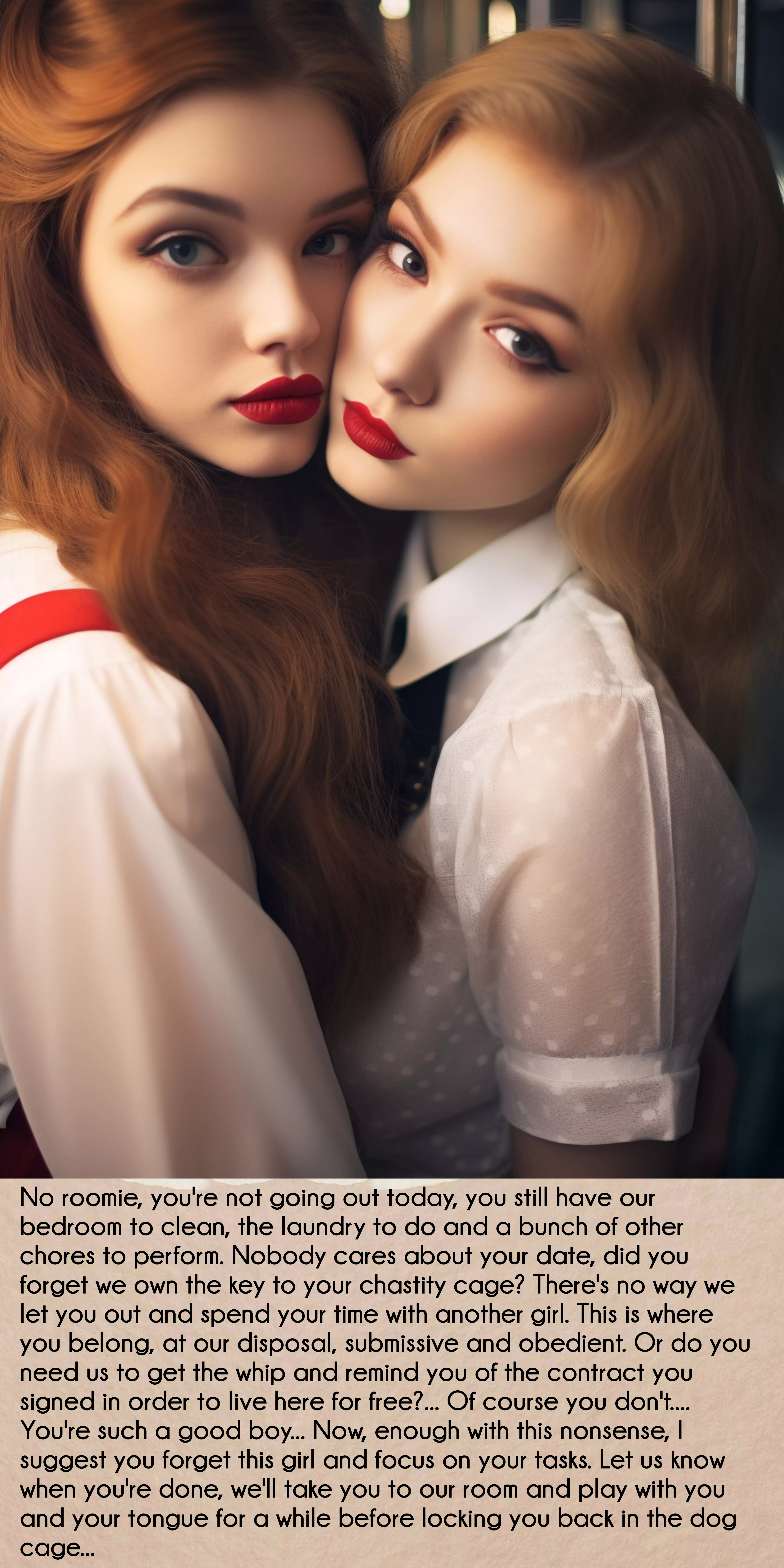 No one told you to take a break, roomie... posted by Dominan-t