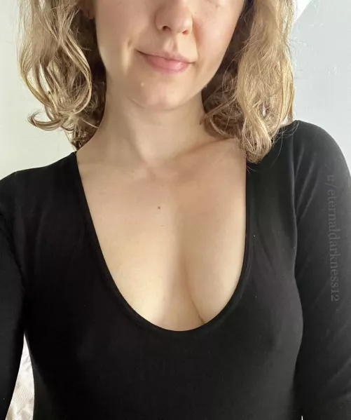 Off to meet a friend for coffee. I hope they don’t mind the braless look by eternaldarkness12