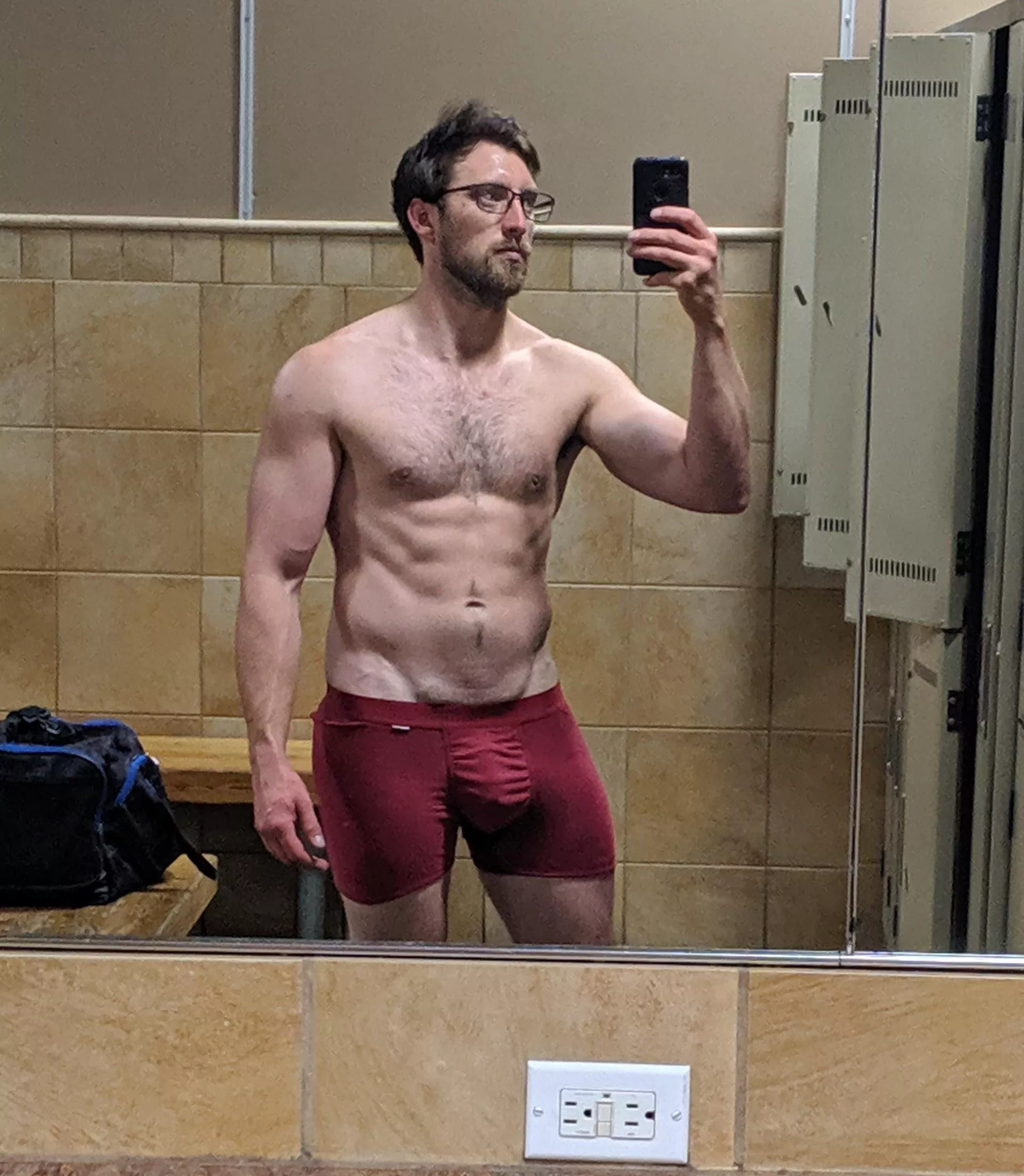 Post gym selfie posted by monkeysorcerer