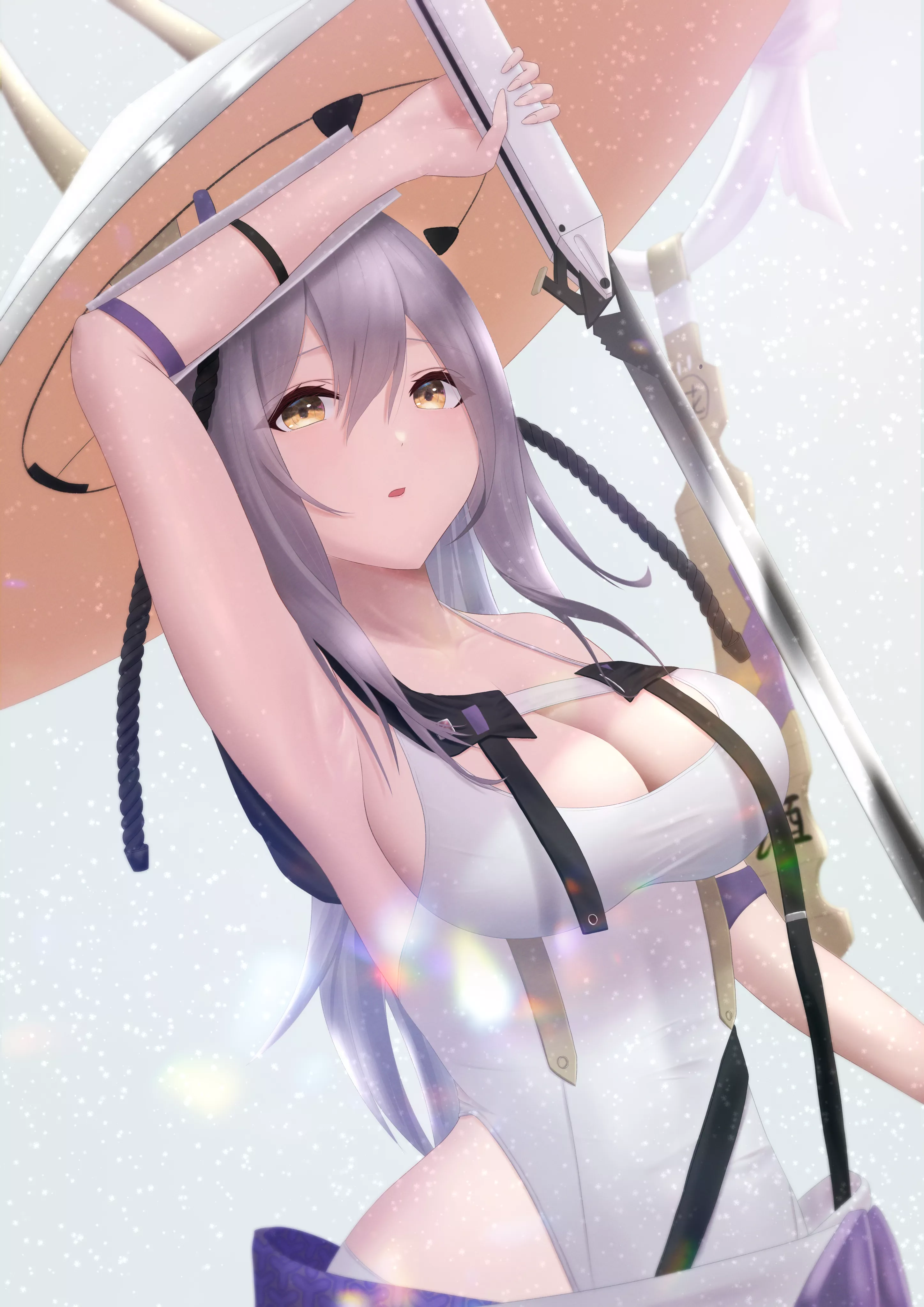 Scarlet wielding her sword (Sawtooth) [Goddess of Victory: NIKKE] posted by TheRoySez