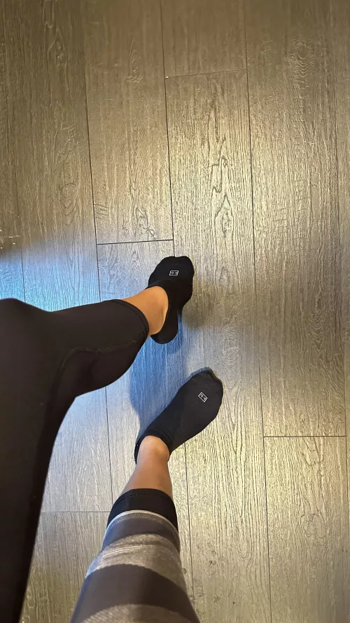 Sweaty moist black socks! (Selling- US based) Free shipping, tracking info and proof of wear. by xxGoddess_Monikaxx