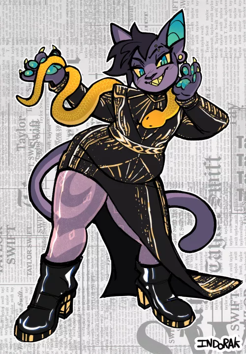 There will be no further explanation. There will just be reputation. (art of my sona by me, @indorak on twitter) by indorak__