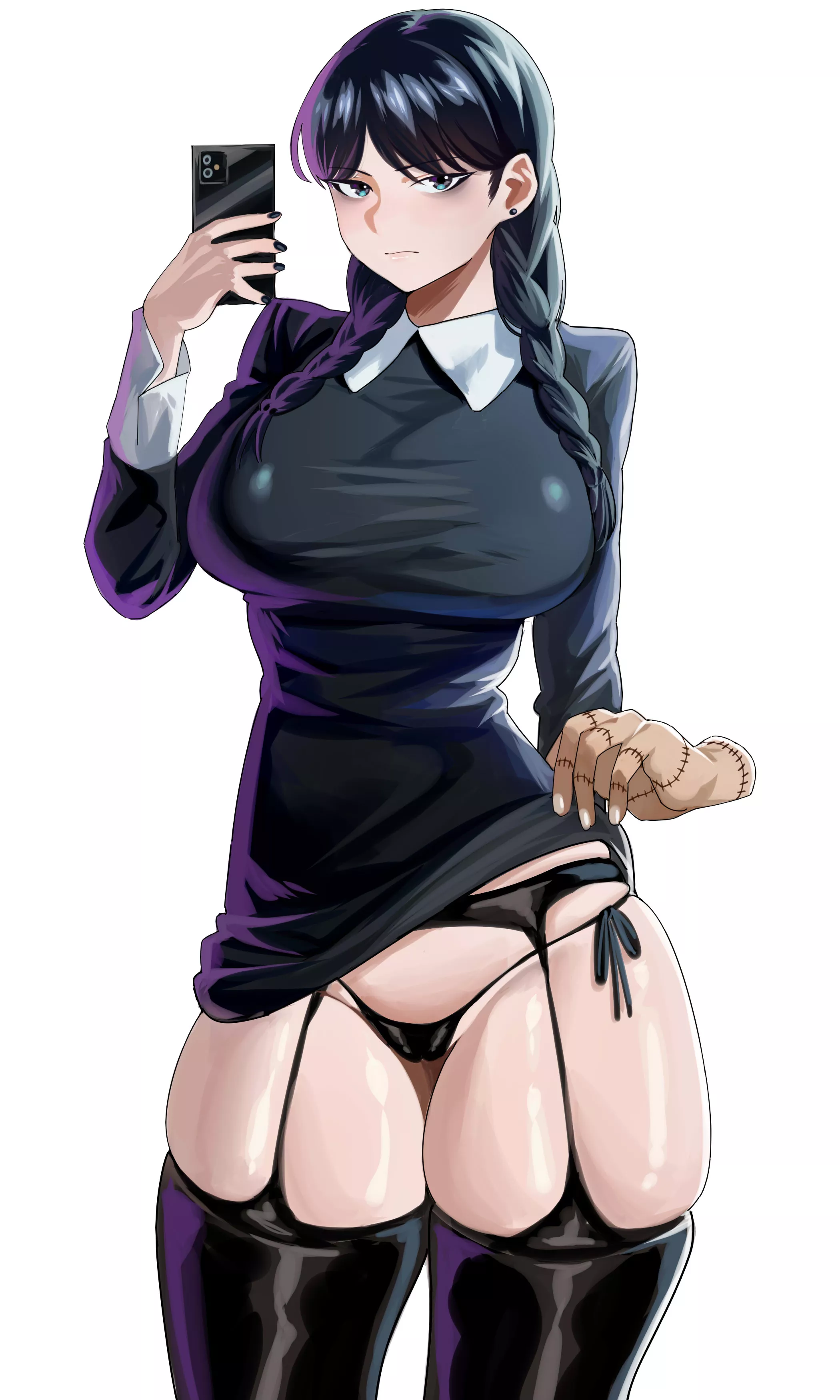 Wednesday thighs posted by Sapphirewashere