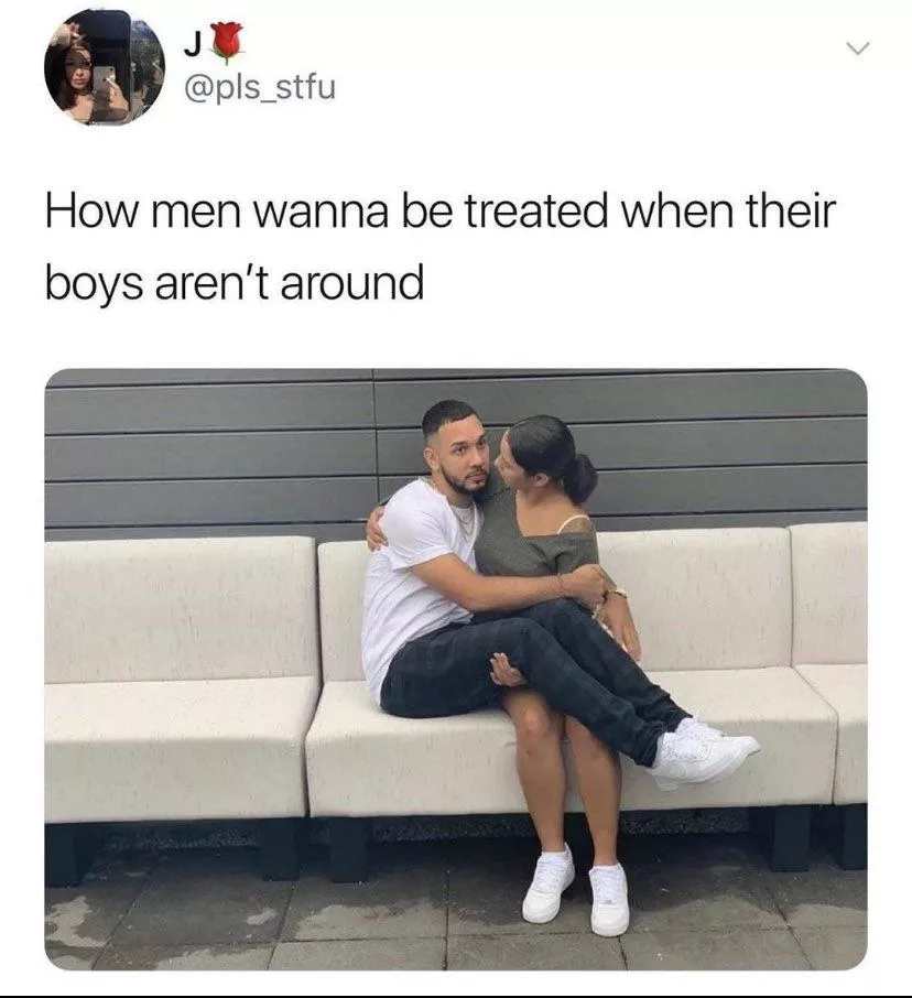 I’d want to be treated like this when the boys are around posted by worstwriterever26