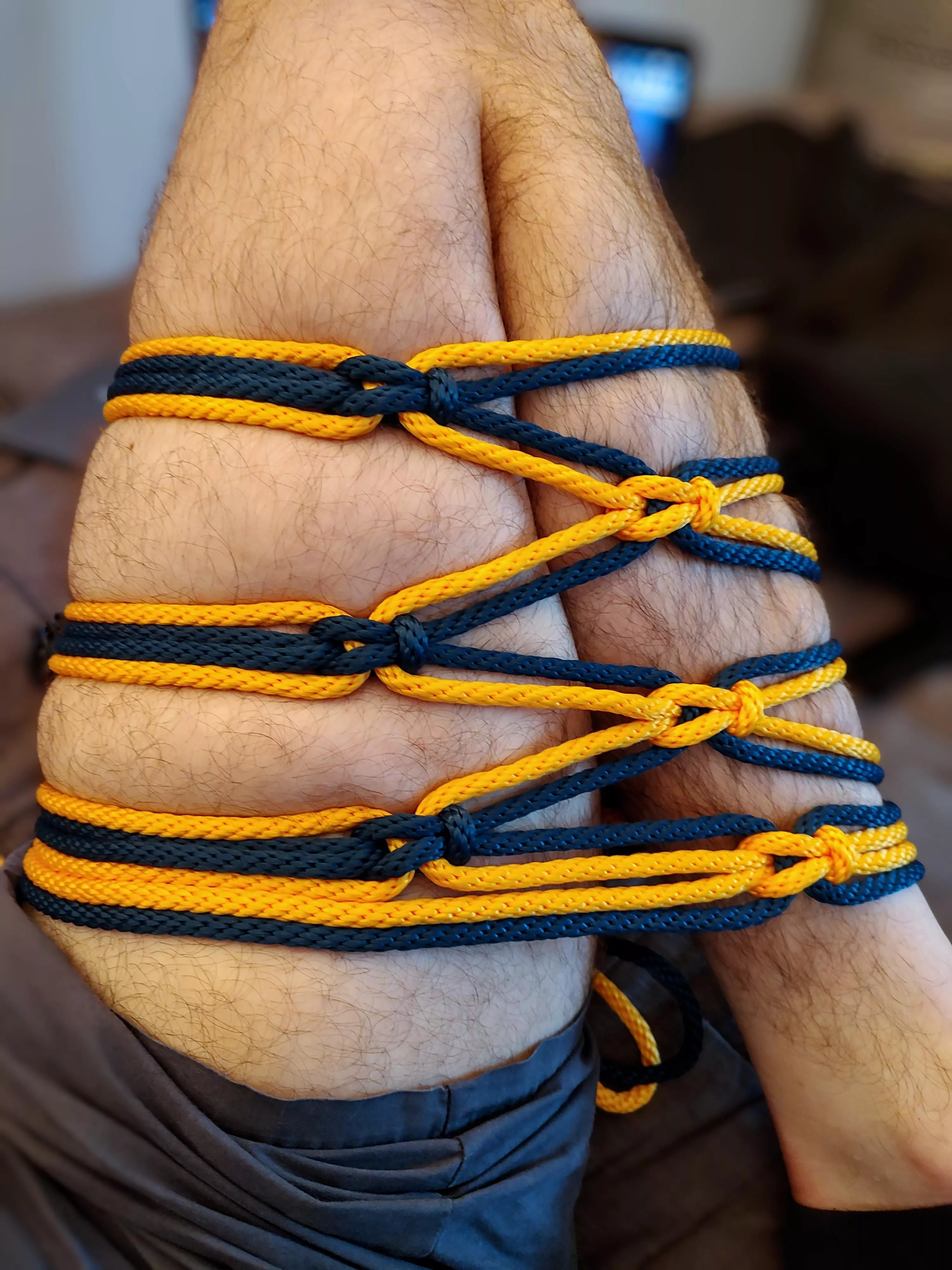 New rope day means experimenting with a new tie! posted by GroovyRaven92