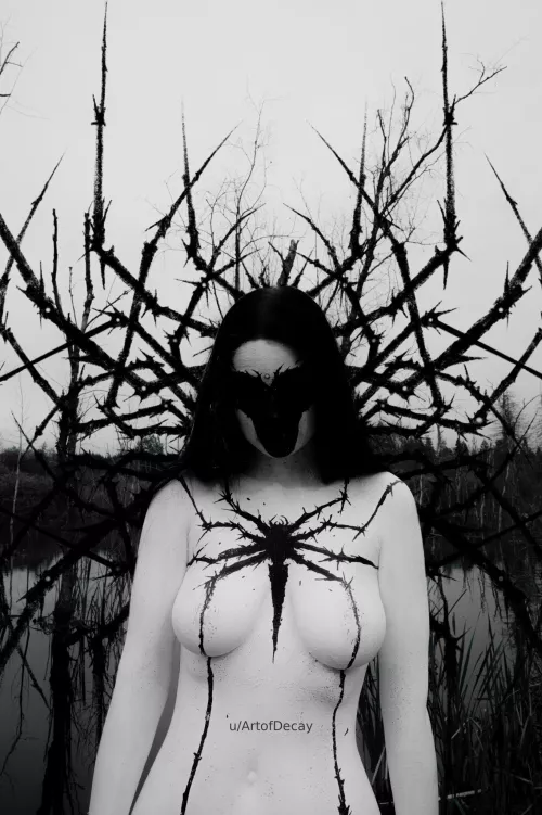 Sexy-Venom photoshoot model Kate-Zvkvt photo Roycoreroy bodyart ArtofDecay by ArtofDecay