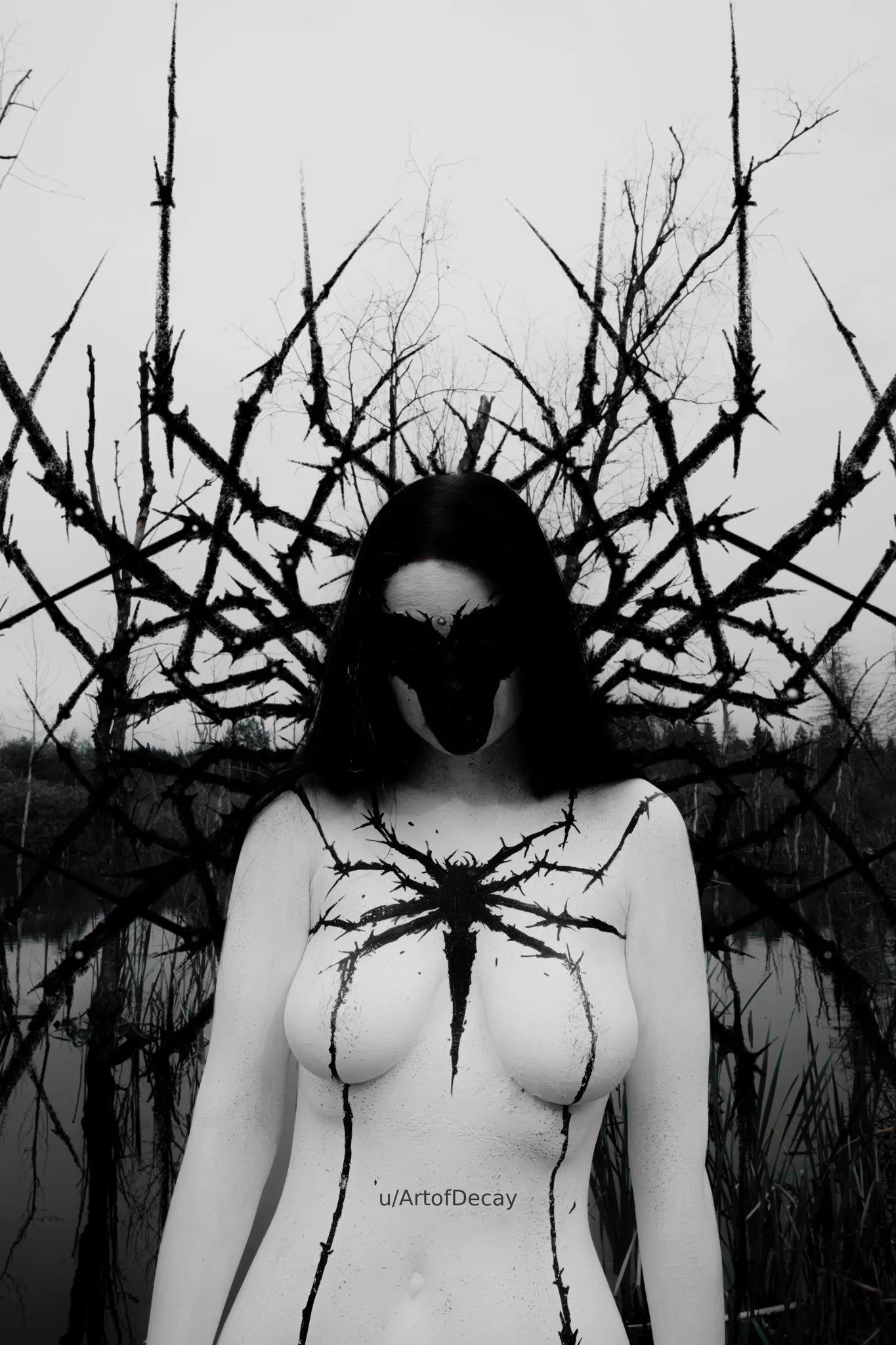 Sexy-Venom photoshoot model Kate-Zvkvt photo Roycoreroy bodyart ArtofDecay posted by ArtofDecay