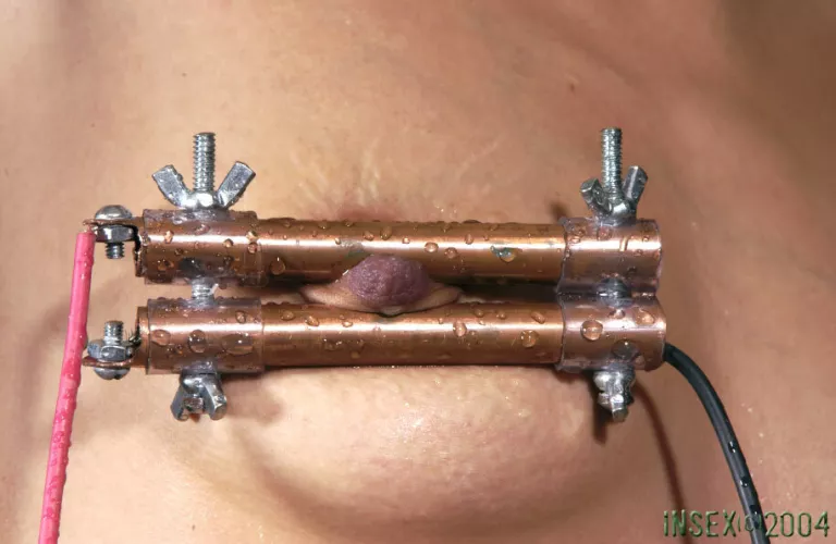 Why do PD sprayed water on top of her poor nipples after tightening the clamps? by Dm_Me_Flat_Chest