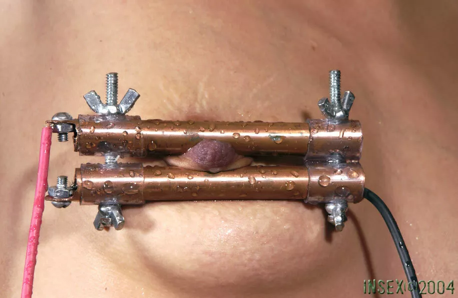 Why do PD sprayed water on top of her poor nipples after tightening the clamps? posted by Dm_Me_Flat_Chest