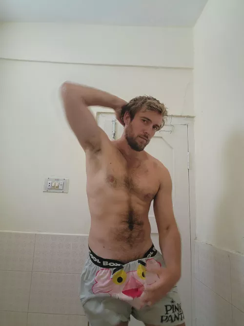 A strong pink panther by LongJohnDeacon