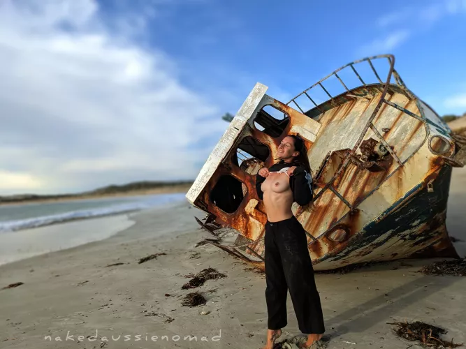 Find me on your local beach 😛 by nakedaussienomad