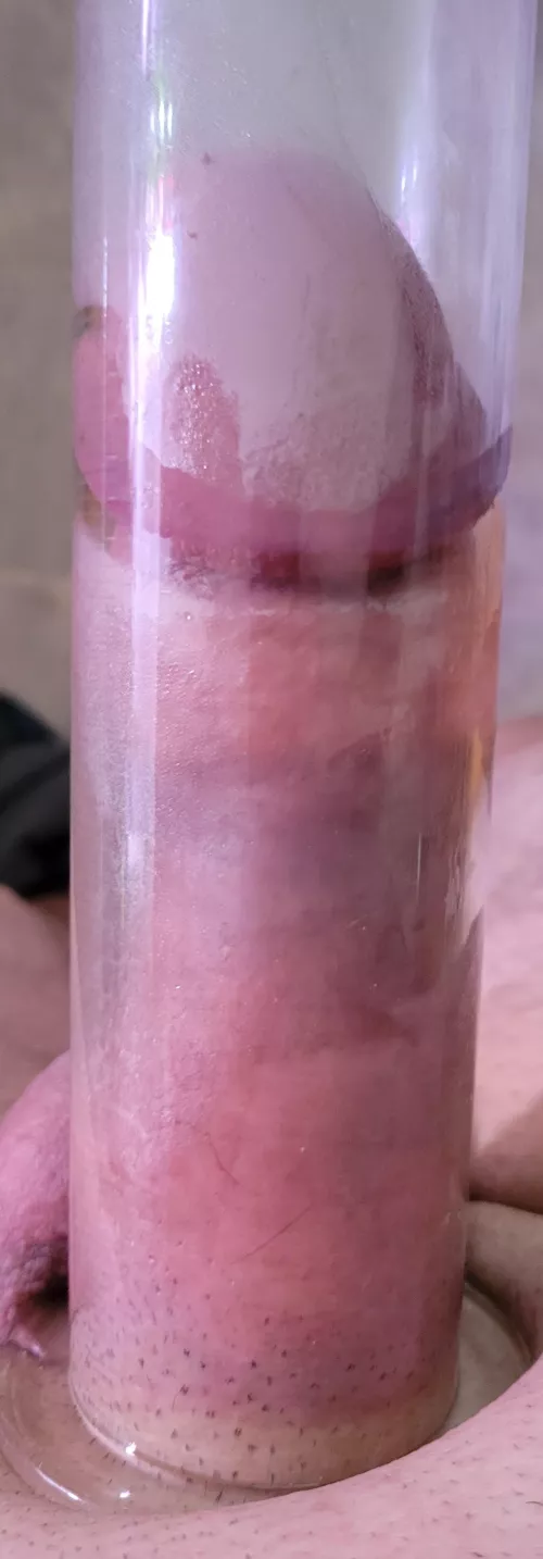 Full tube this morning. 45 min pump. Its a puffy fat cock kinda day. by longjohnson88