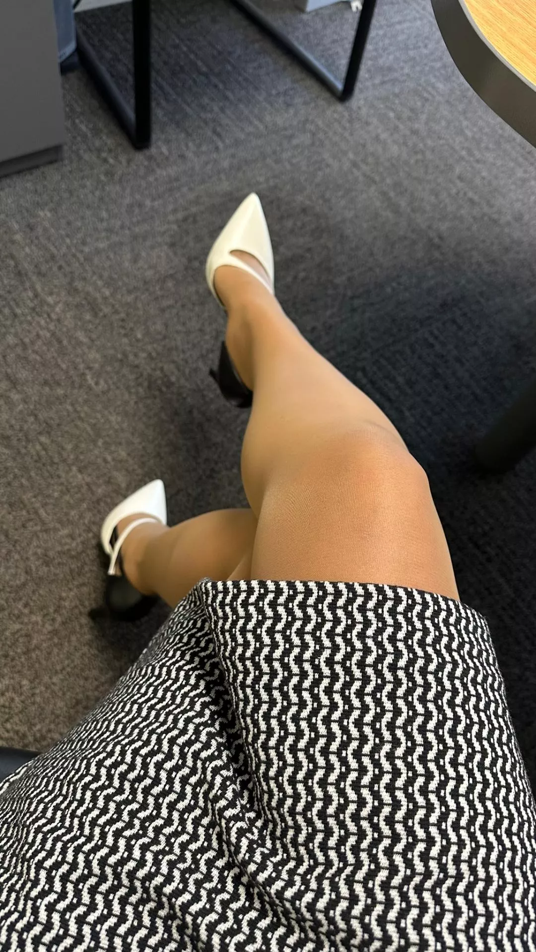 Office outfit with tights posted by LatinaSeven7