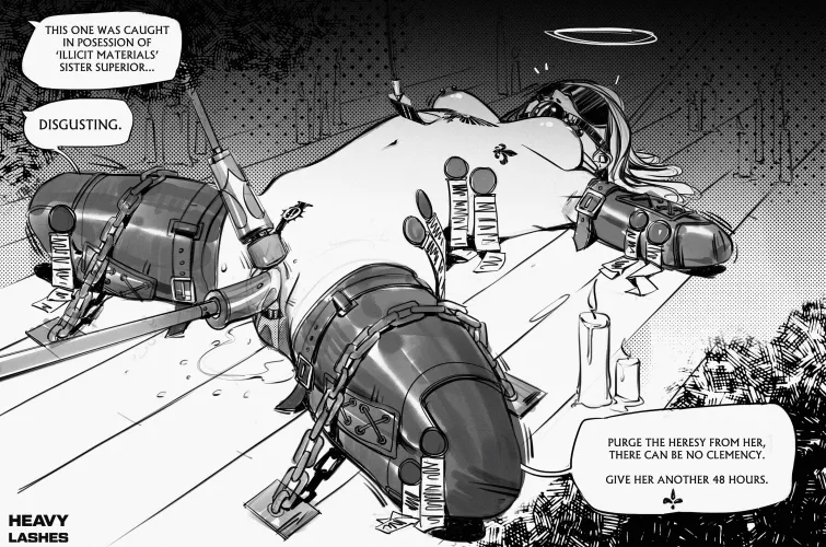 Purging her impure desires (@LashesHeavy) by MxSummer