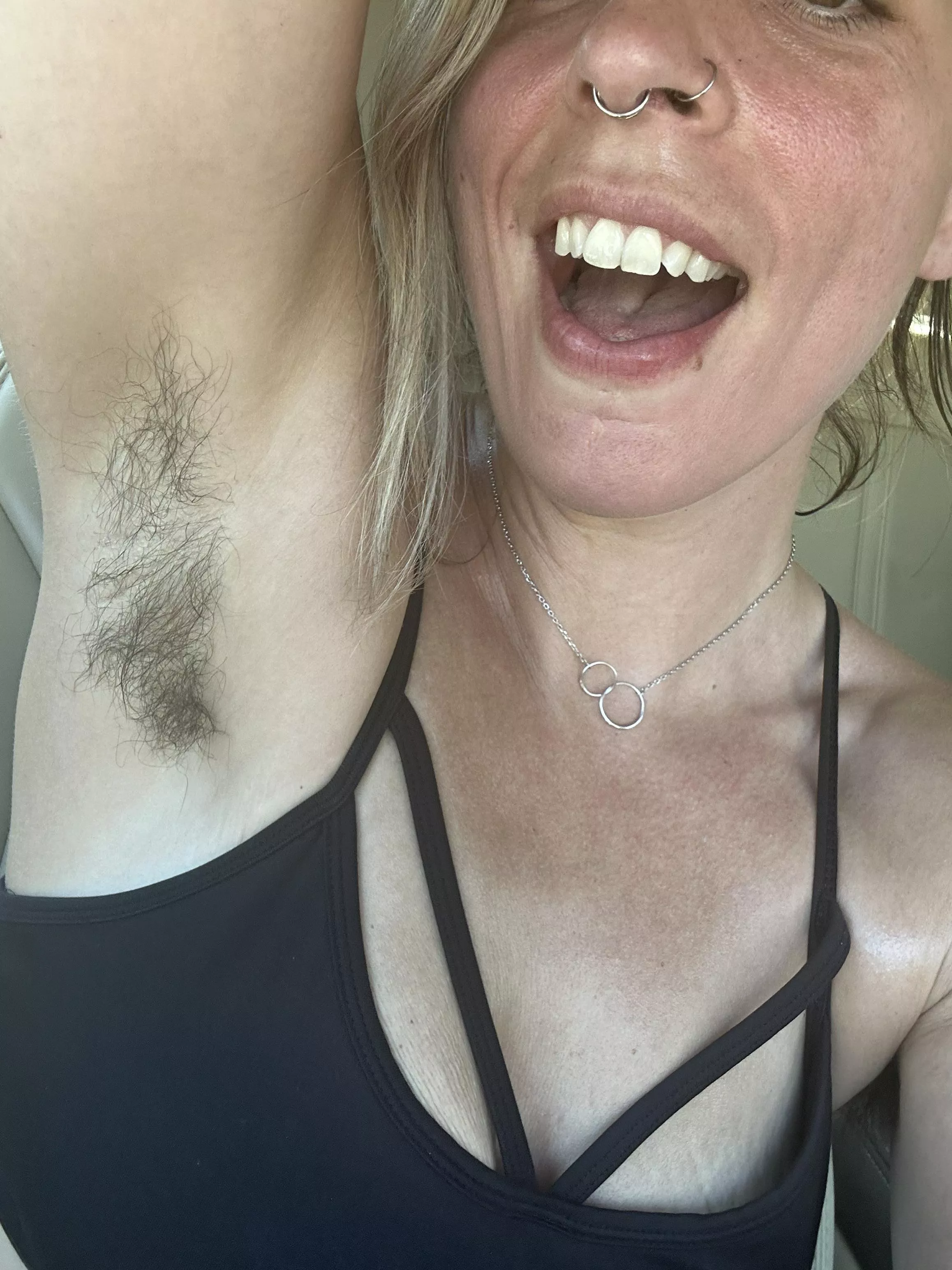 Super sweaty and red faced after a long bike ride in the 100 degree heat posted by thefruitsof_eve