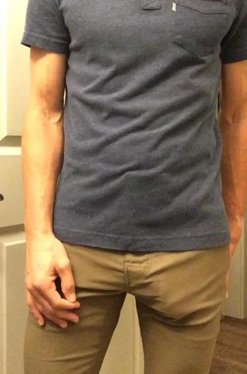 These pants are not work appropriate, too late to change by freeee2explore