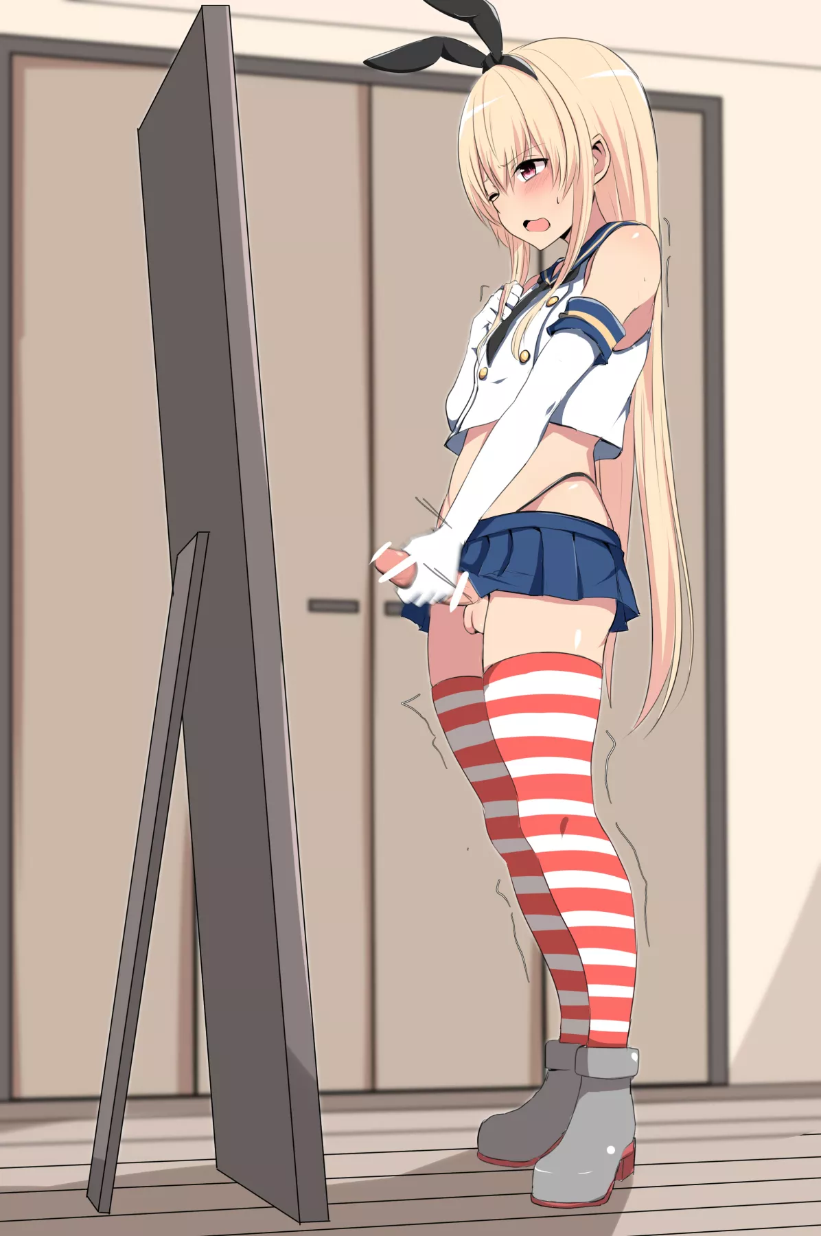 Watching yourself in the mirror posted by MissErinOcean