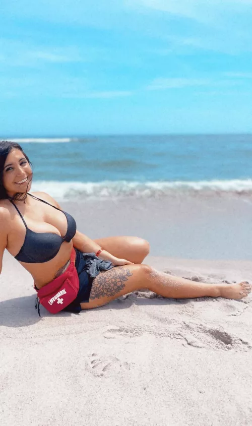 Beauty and the beach 🥰 by Lazy_Cat_63