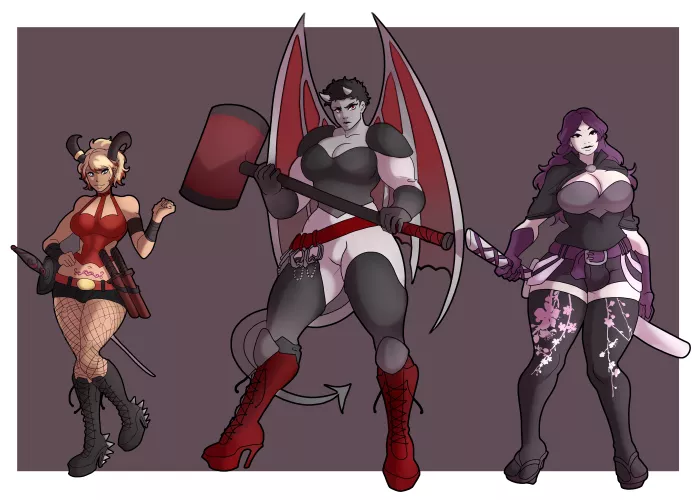 Characters I Commissioned by RP_Fiend