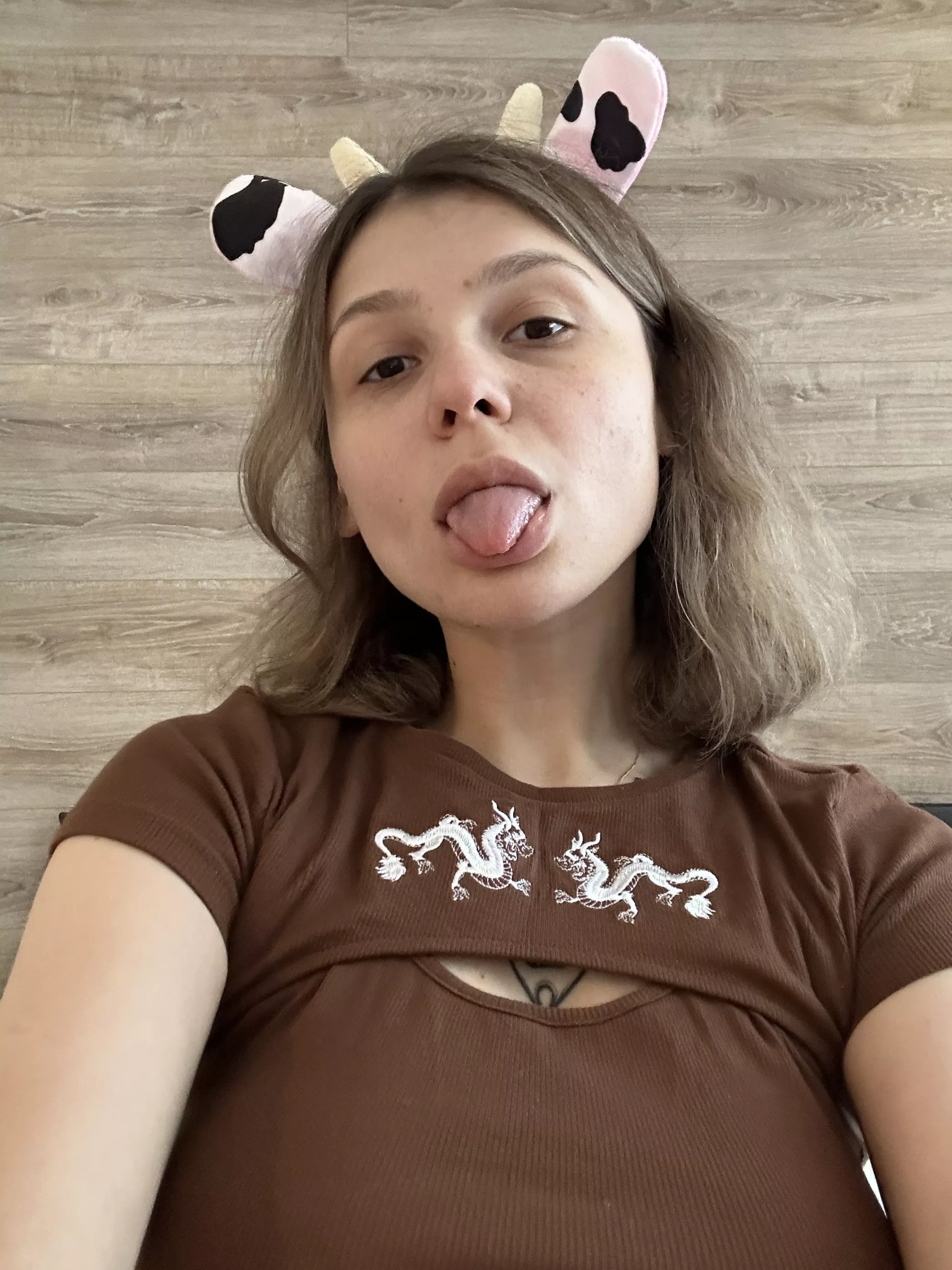 Got these cow ears on, but they're not the only thing bouncing! posted by waxingCuticula53