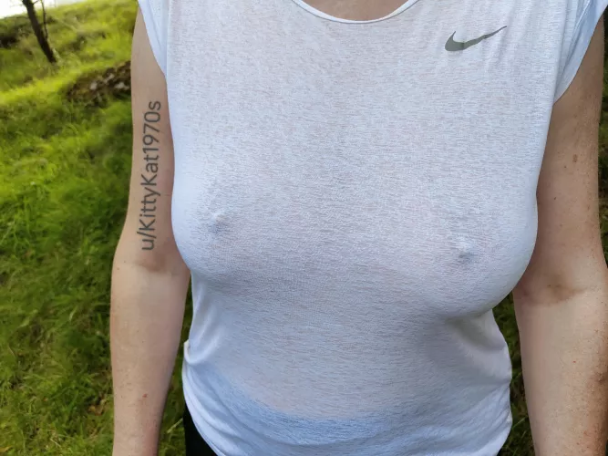 I (51F)ound running without a bra very difficult as my breasts are 32GG! by KittyKat1970s