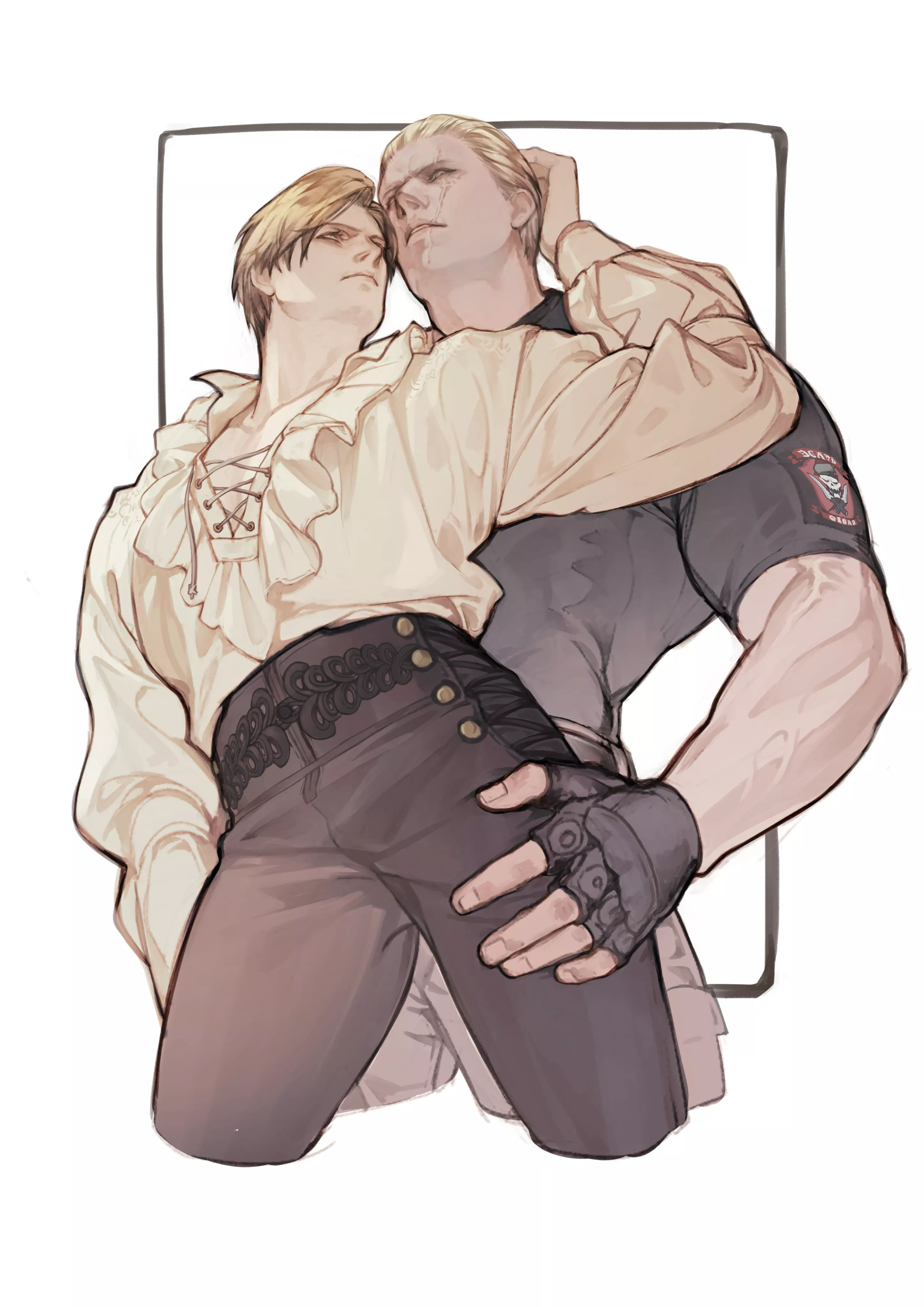 Leon and Jack Krauser [Resident Evil 4] posted by oh_bollocks_