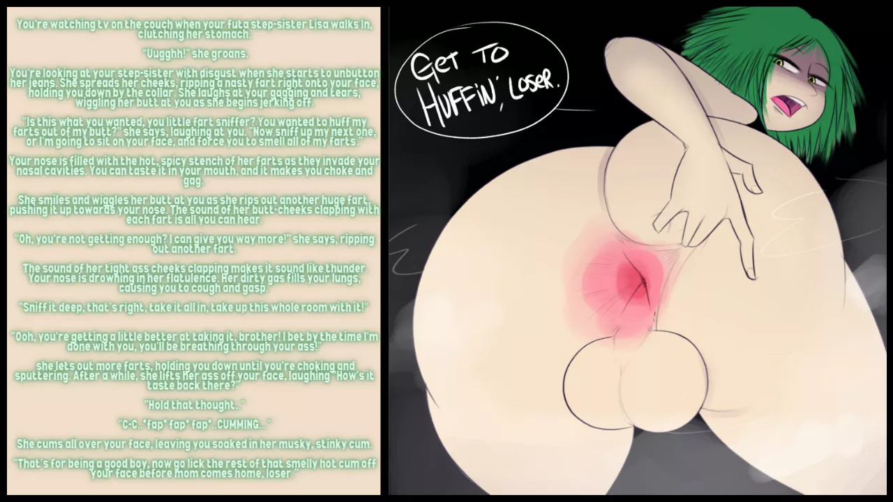 Made To Sniff Your Futa Step-Sisters Ass [ Ass Sniffing ] [ Face Farting ] [ Futadom ] posted by Plastic_Ad6349