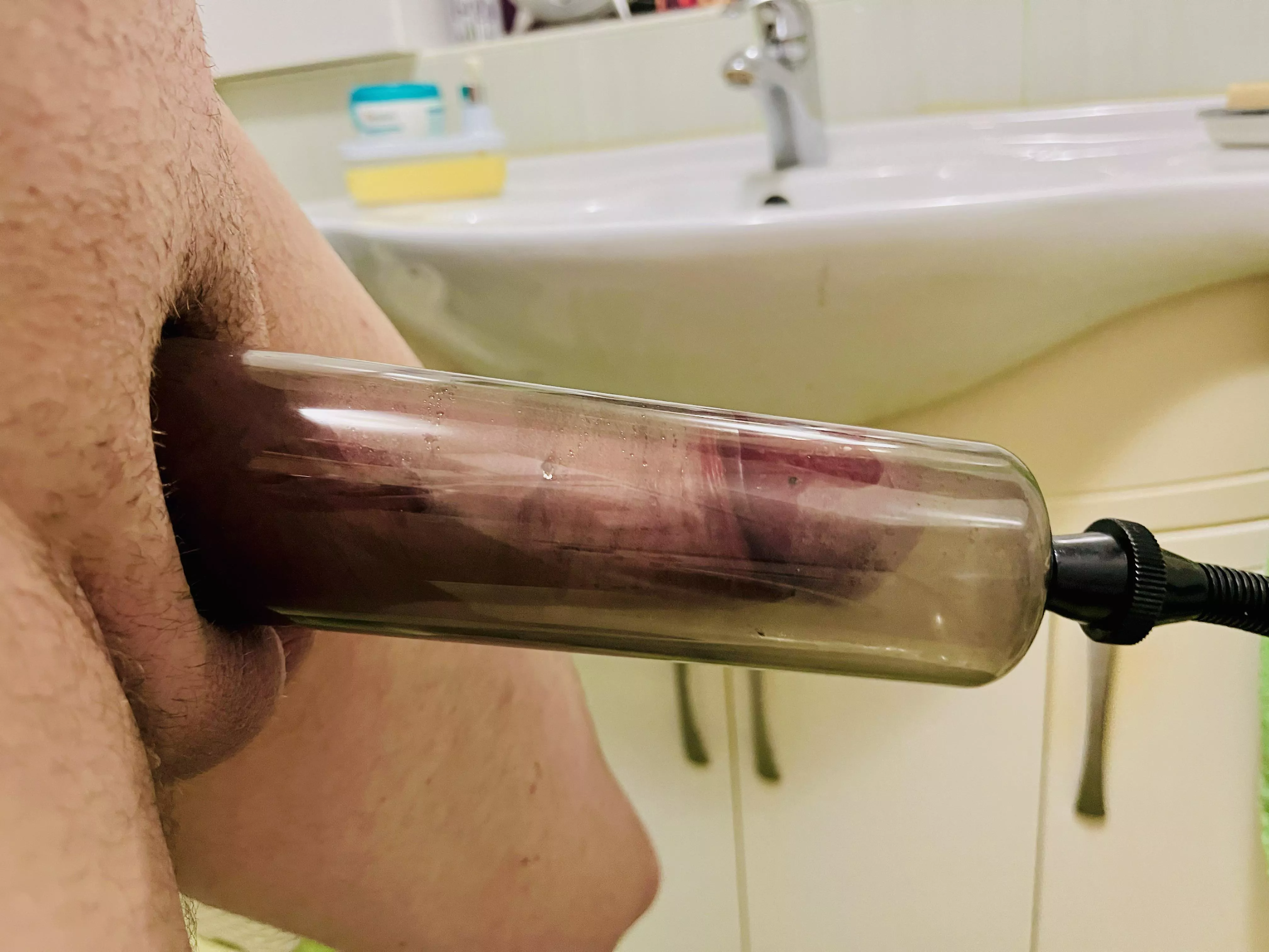 my 8 inches pum looks good for my cock posted by Bobby82xx