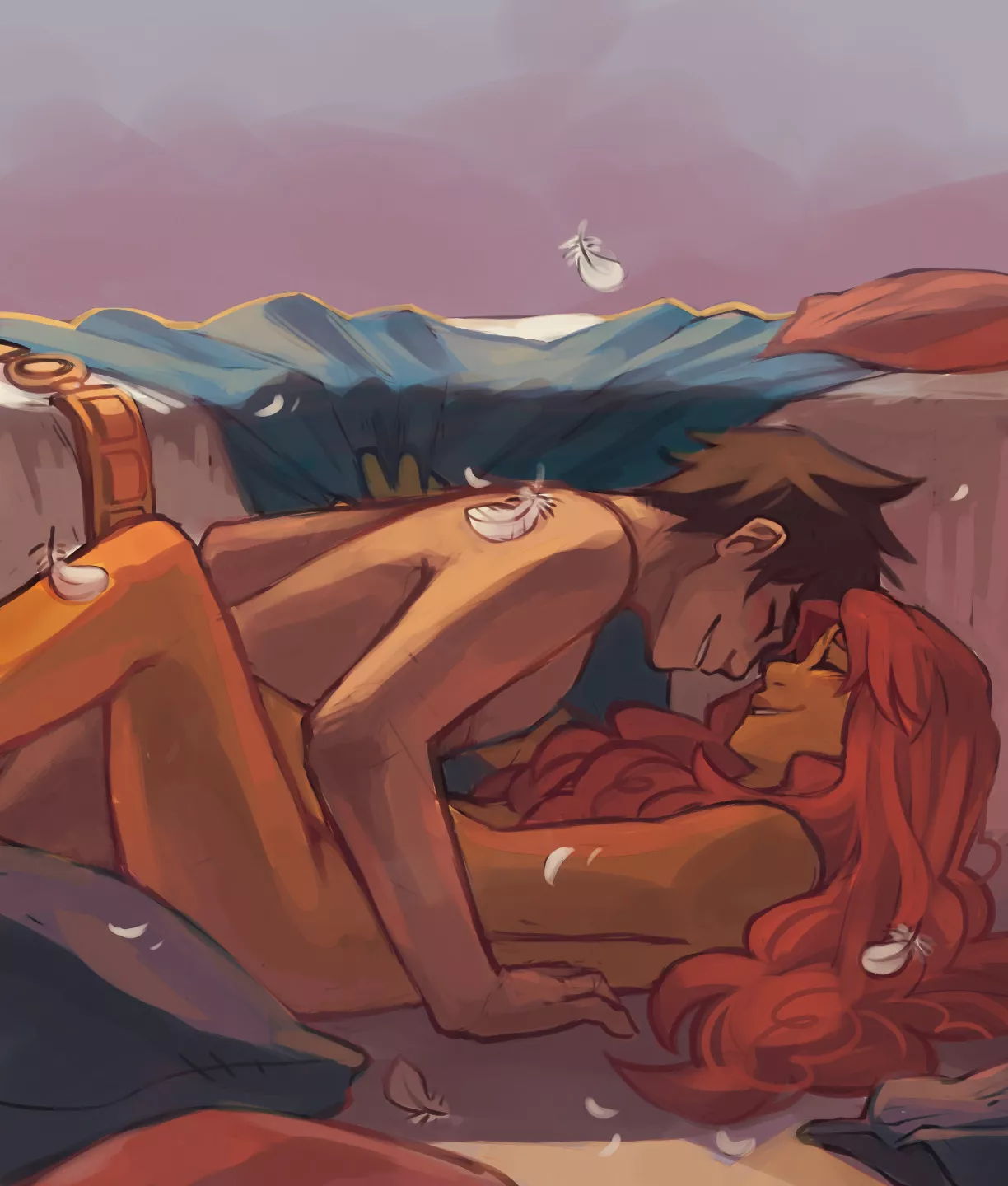 Robin and Starfire. (dardraws) posted by Diligent_Dealer_6697