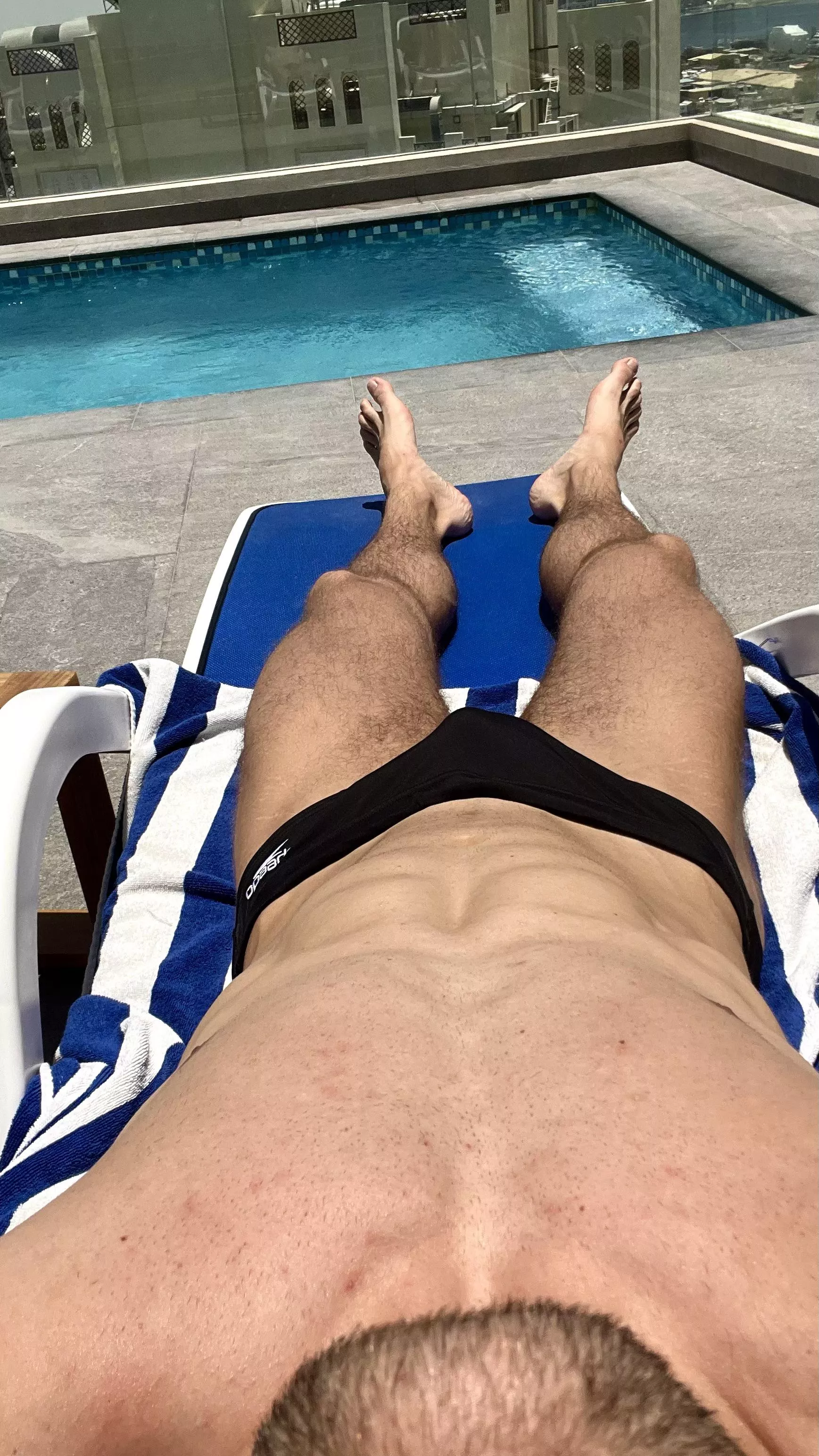 Suntanning in process… posted by markkks_