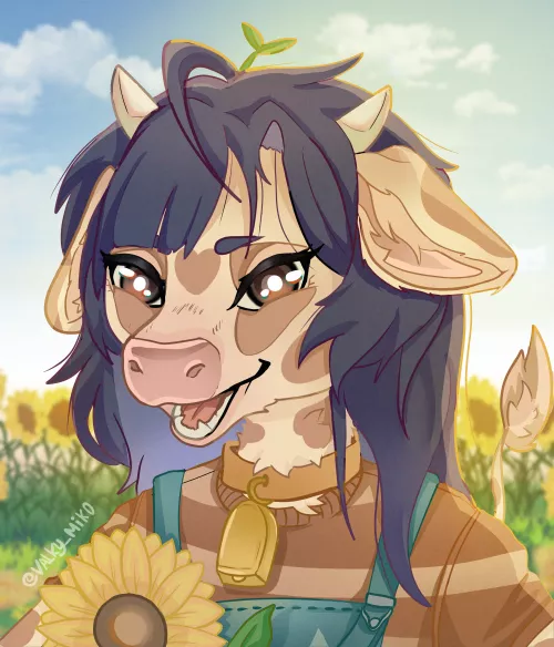 A redesing of my fursona :3 (art by me (?) by ValkyAroa