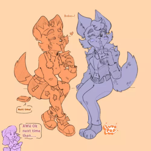 Boba Time with Roxie 🧡 (By Luvopop!) by luvo_pop