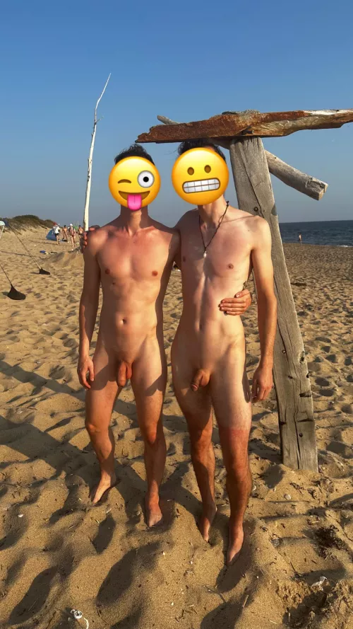 Brought my friend to the nude beach for his first time! by wildmountainboy3