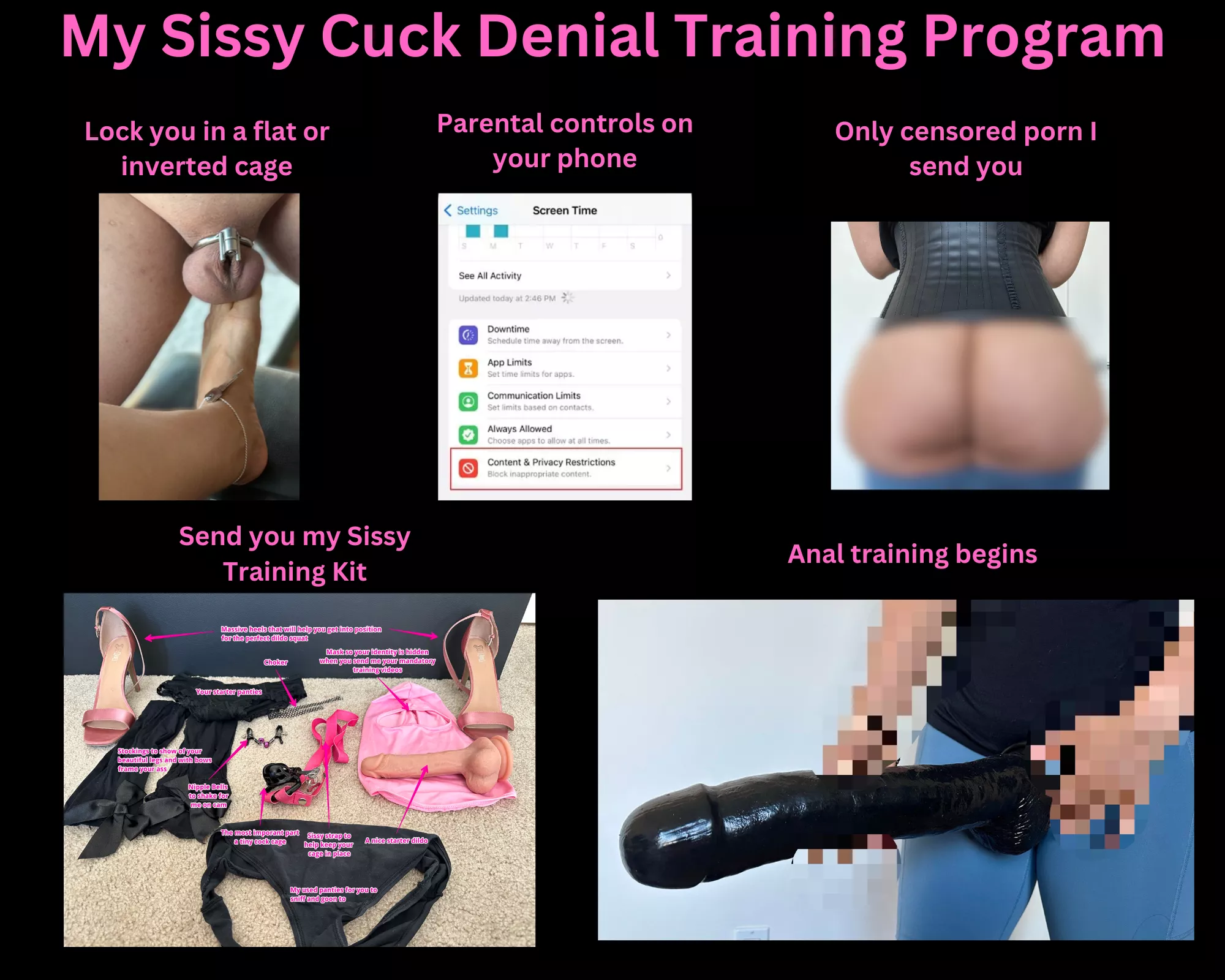 Chastity is only the beginning posted by MistressPandora1